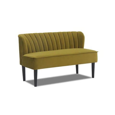 Stylish Velvet Upholstered 2 Seater Sofa