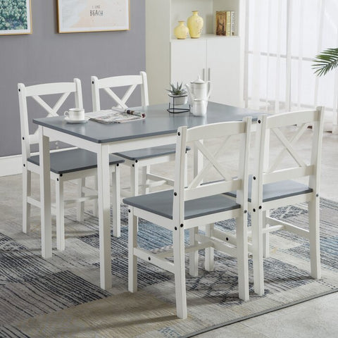 4 Seater Solid Wood Dining Set