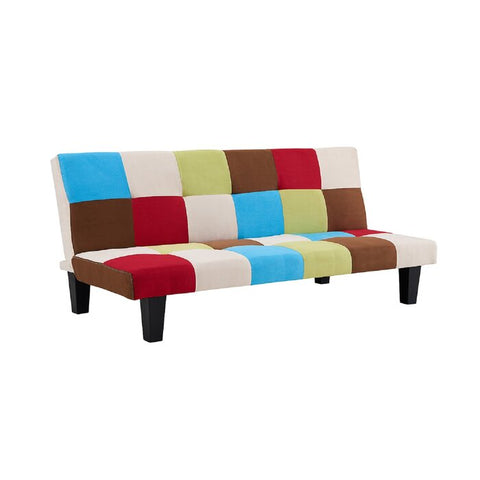 3 Seater Multicolored Clic Clac Sofa Bed